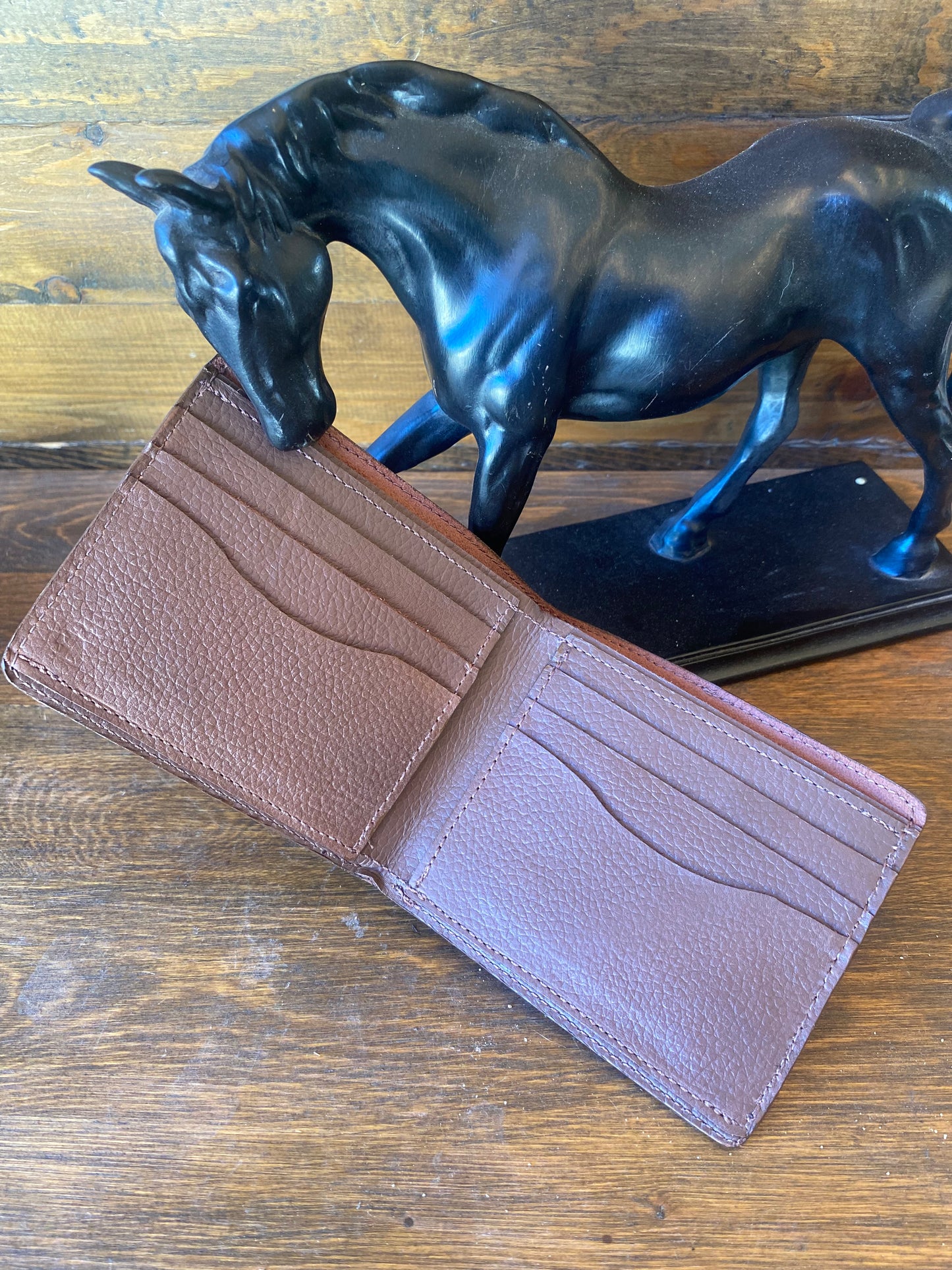 Coñac full ostrich wallet