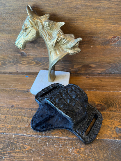 Black crocodile neck bikini holster (1911)