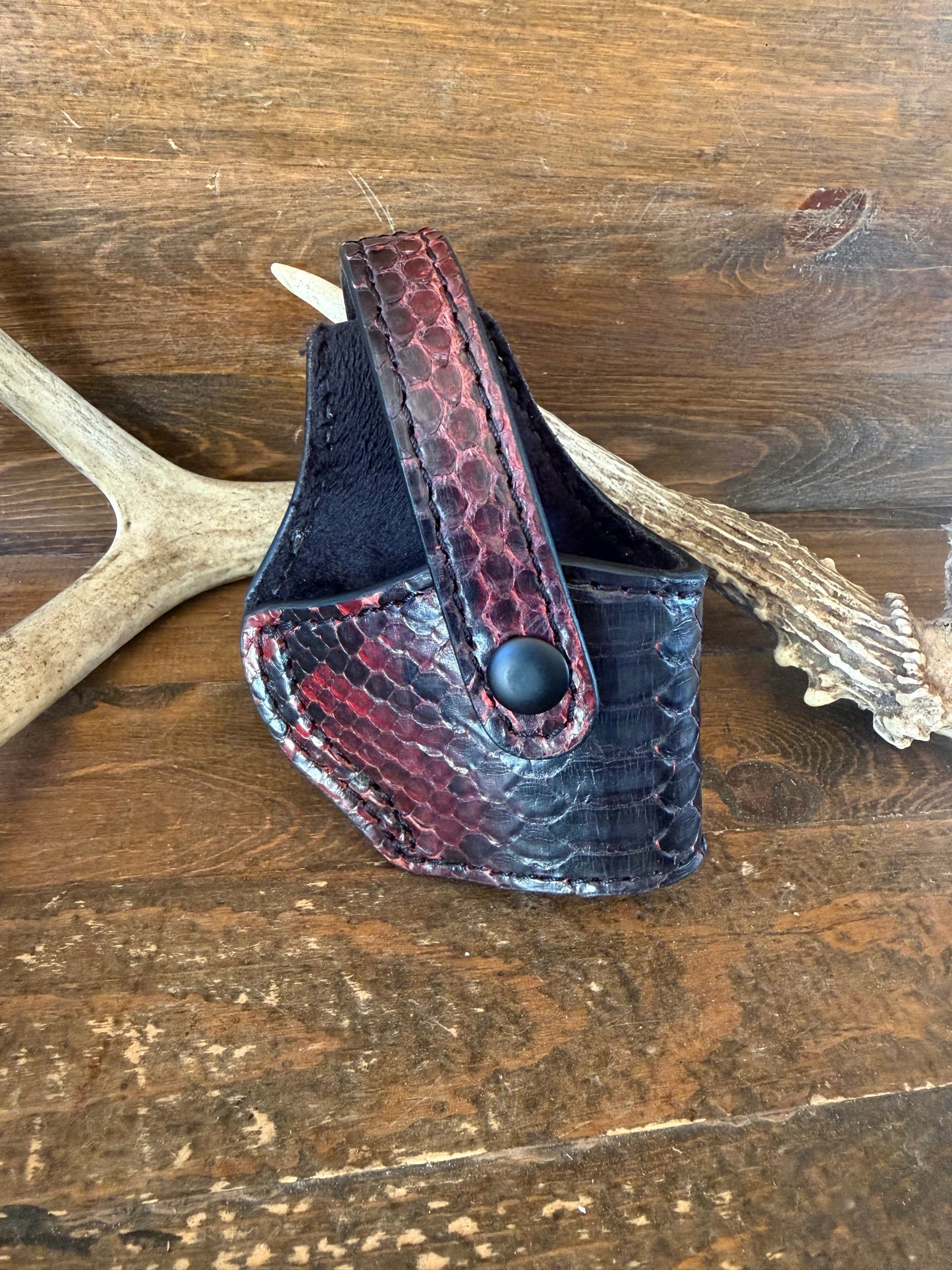 Black Cherry Snake Skin Compact Holster ( 1911, High Power )