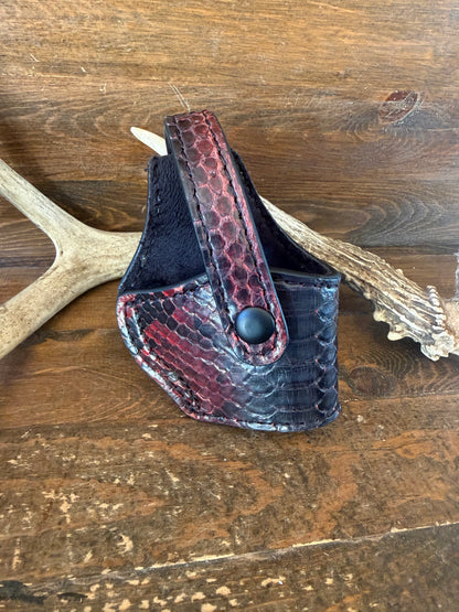 Black Cherry Snake Skin Compact Holster ( 1911, High Power )