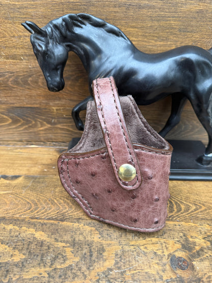 Rustic brown ostrich compact holster (Beretta)