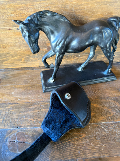 Black/chrome veg tan compact holster (1911)