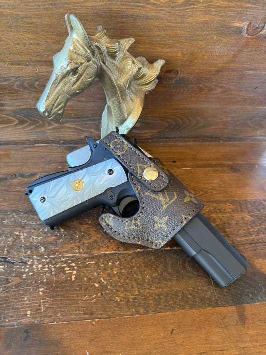 Brown Open trigger LV compact holster ( 1911 )