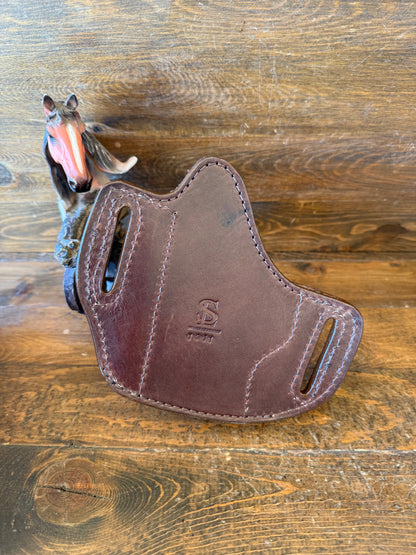 Dark brown ostrich skin holster (1911)