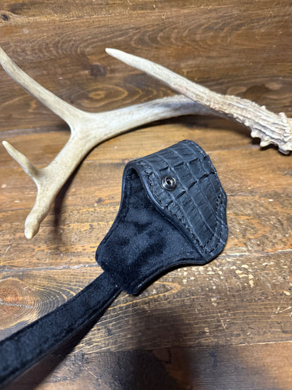 Black crocodile tail compact holster (1911) ( High-Power )