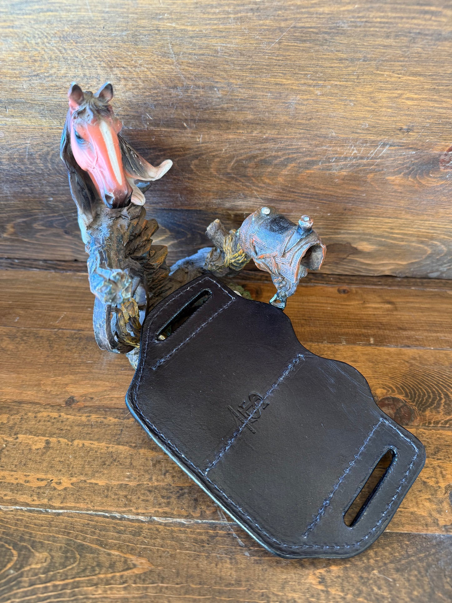 Black ostrich 2 magz holster (1911)