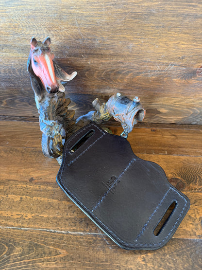 Black ostrich 2 magz holster (1911)