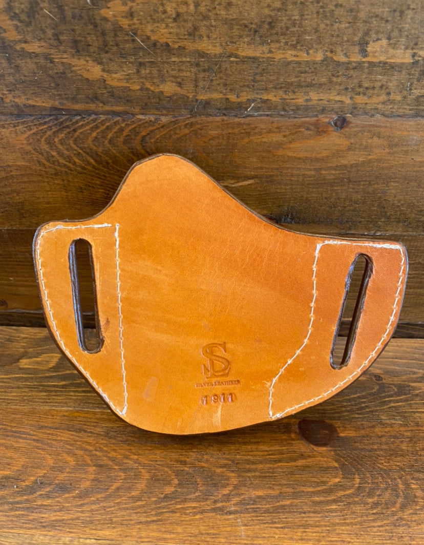 Crocodile tail brown holster (1911)