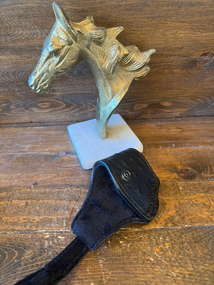 Black ostrich skin compact holster ( Black label 380 / small 1911 )