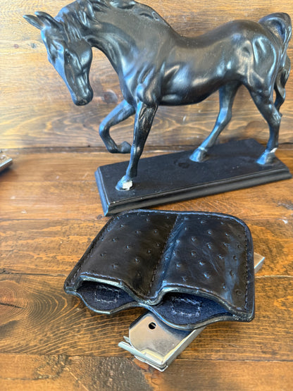 Black Ostrich compact 2 magz holster (1911)