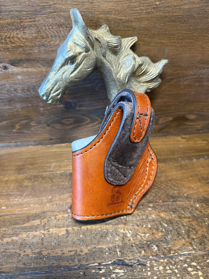 Tan veg-tan compact holster (1911)