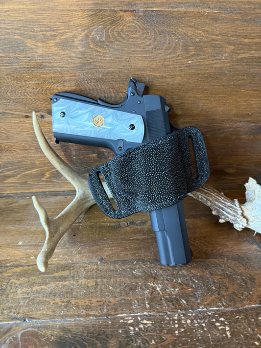 Black stingray skin bikini holster (1911)