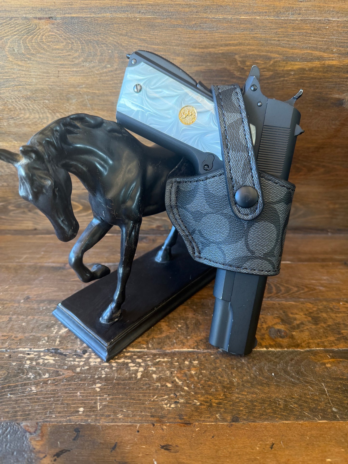 Black Coach compact luxury holster ( 1911, High power )