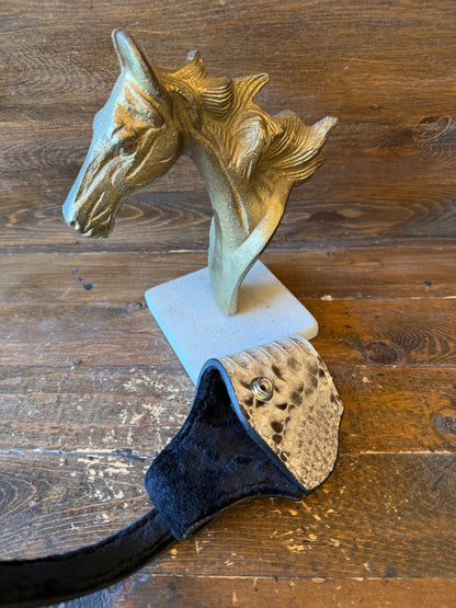 Natural snake skin compact holster ( Black label 380, 1911-22 )