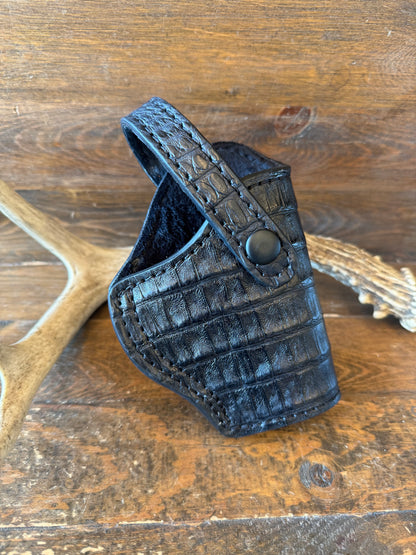Black Crocodile skin medium luxury holster ( 1911 )