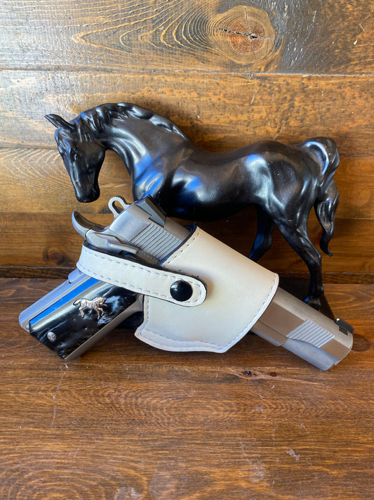 White/bone color compact holster (1911)