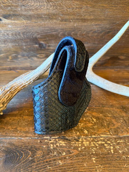 Black snake skin compact luxury holster ( 1911 )