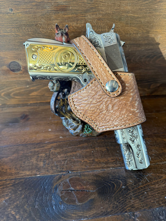 Brown shark skin compact holster (1911)