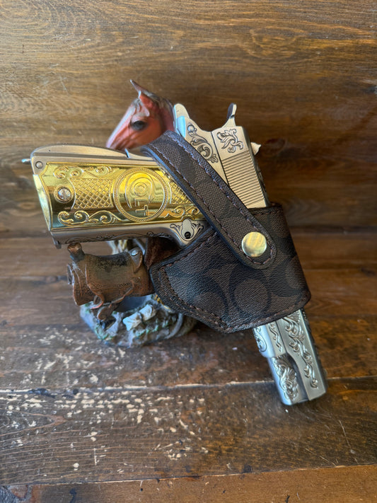 Brown Coach luxury compact holster ( 1911, High power )