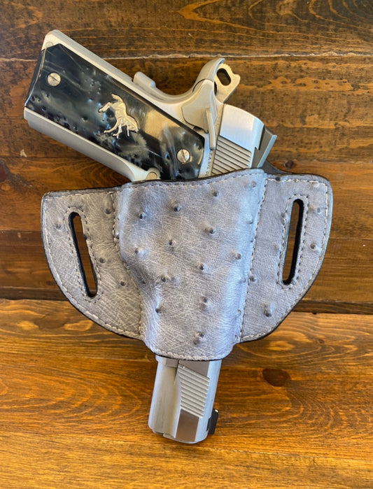 Gray ostrich holster ( 1911 )