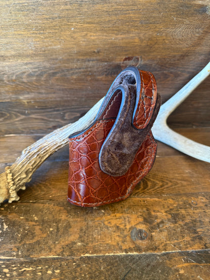 Conac/chrome alligator compact holster (1911)