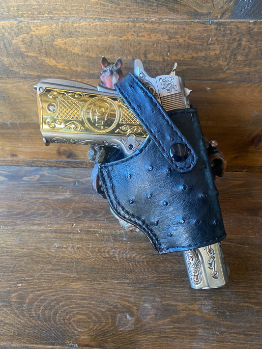 Black ostrich holster (1911)