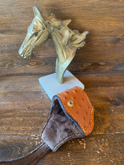 Conac/Gold ostrich skin compact holster ( 1911 )