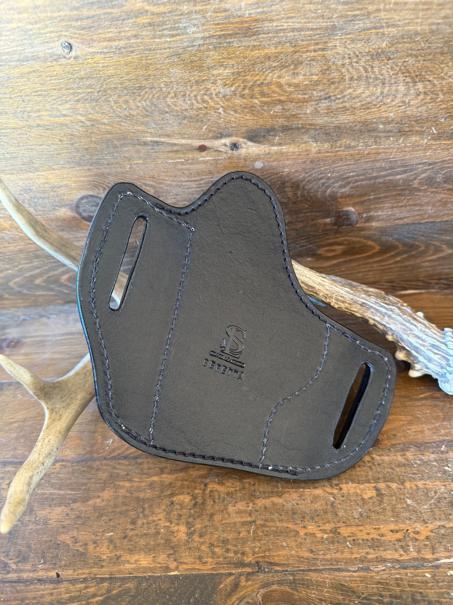 Black veg tan leather luxury holster ( Beretta )