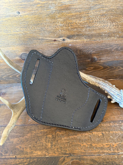 Black veg tan leather luxury holster ( Beretta )