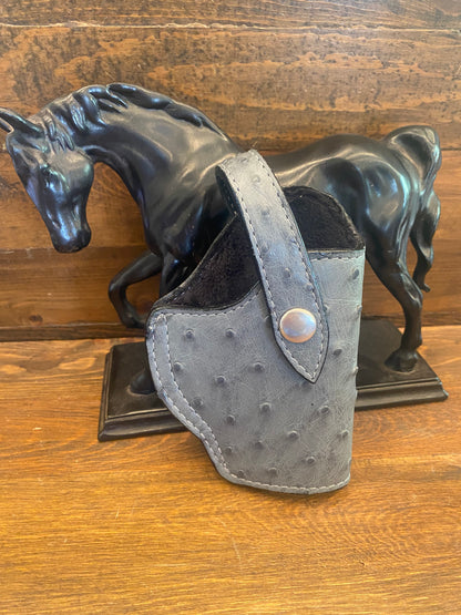 Gray ostrich holster ( 1911 )