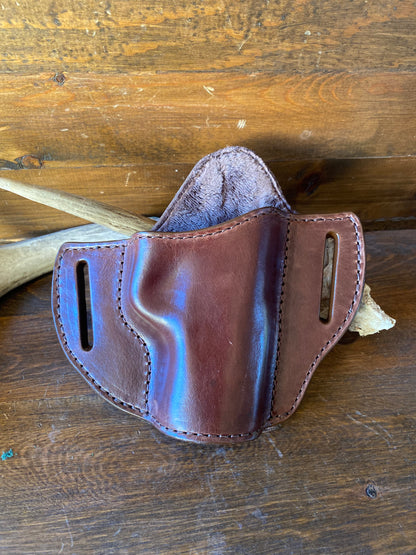 Brown leather holster luxury interior (1911)