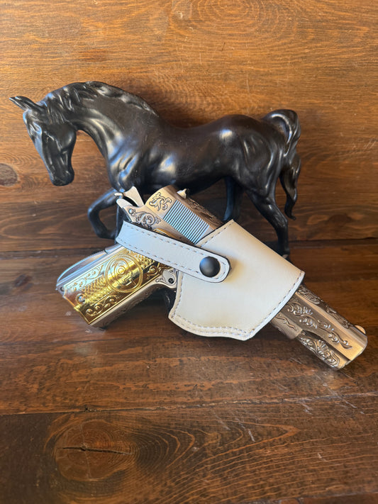 White/black  compact holster (1911)
