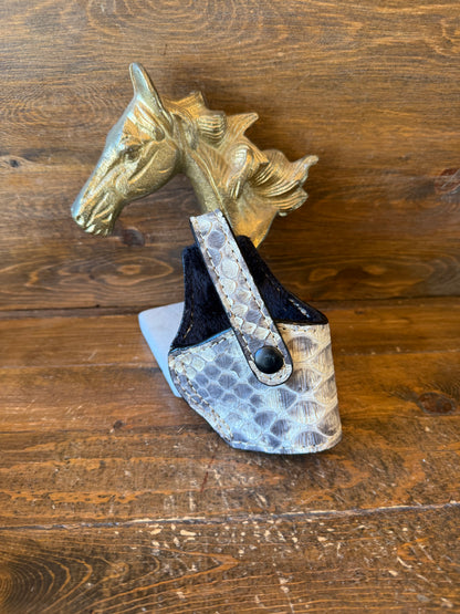 Beige color  snake skin compact holster (1911)
