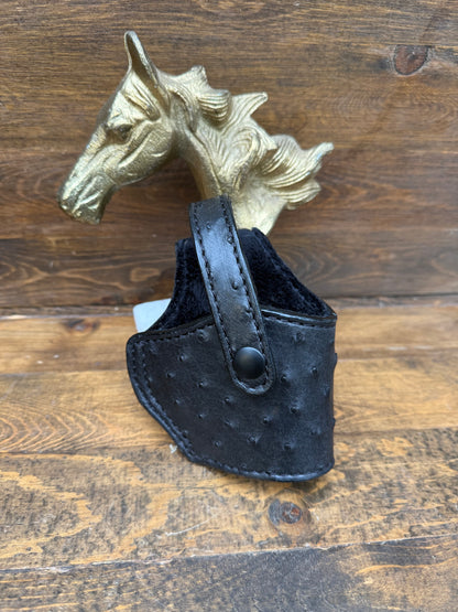 Black ostrich compact holster ( Beretta )