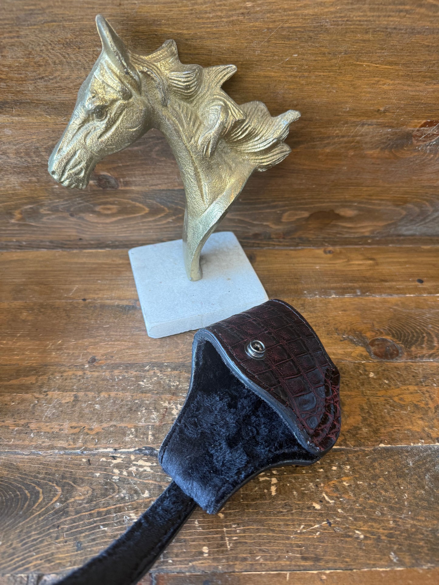 Black Cherry crocodile compact holster ( 1911 , High Power )
