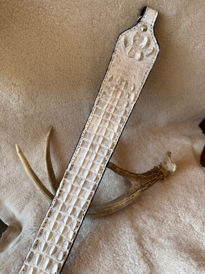 Himalayan Crocodile Hornback luxury rifle sling.