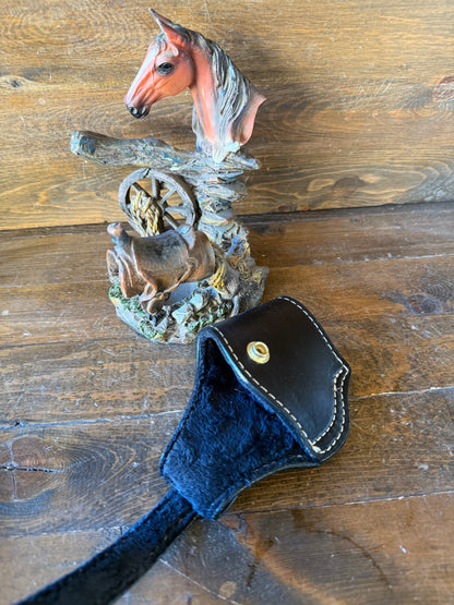 Black/gold  veg tan compact holster (1911)