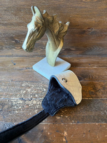 Himalayan White Crocodile skin  compact holster (1911)