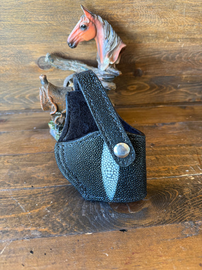 Black/Chrome stingray compact holster (1911)