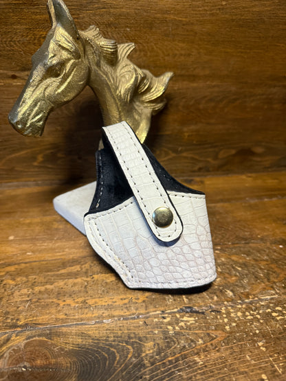 Himalayan White alligator skin  compact holster (1911)