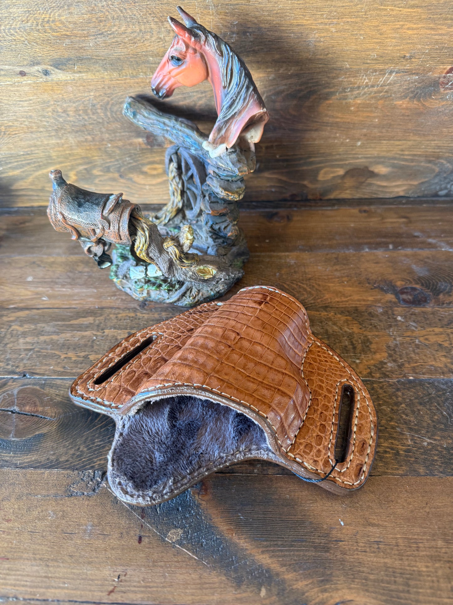 Honey crocodile skin holster (1911)