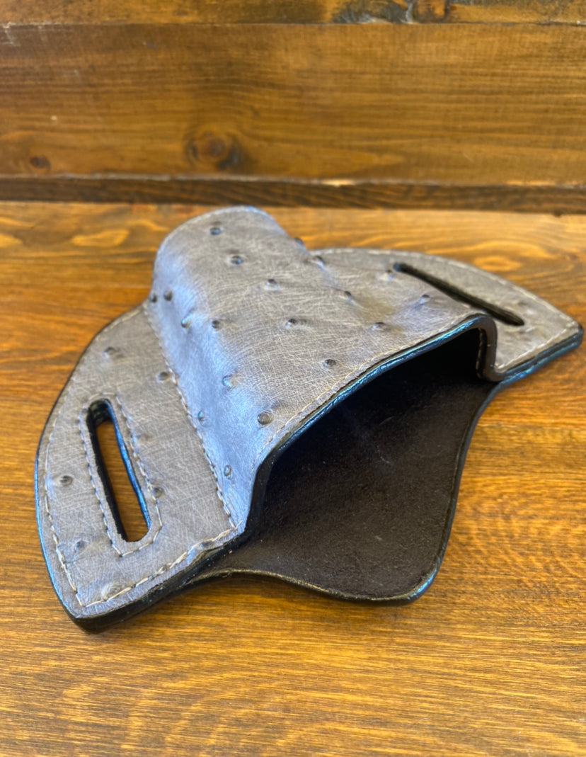 Gray ostrich holster ( 1911 )