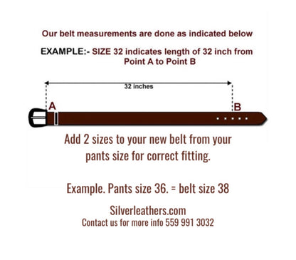 Gerbera ostrich skin full quails belt