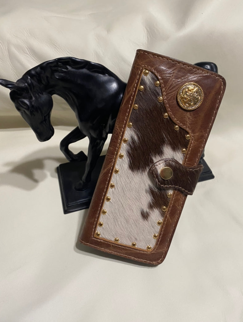 Women’s cowhide western wallet