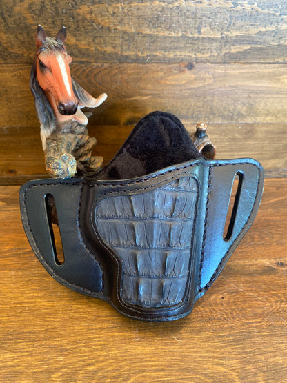 Black crocodile luxury holster (1911)