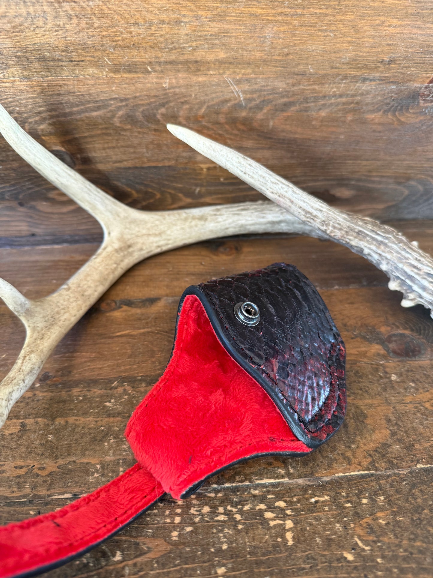 Black Cherry/Red Snake Skin Compact Holster ( 1911, High Power )