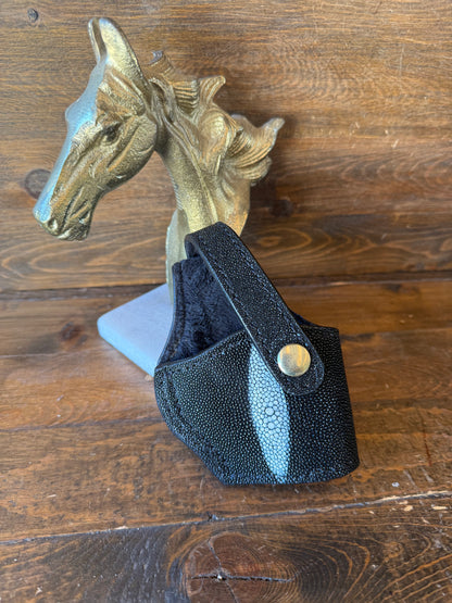 Black/gold stingray skin compact holster ( 1911 )