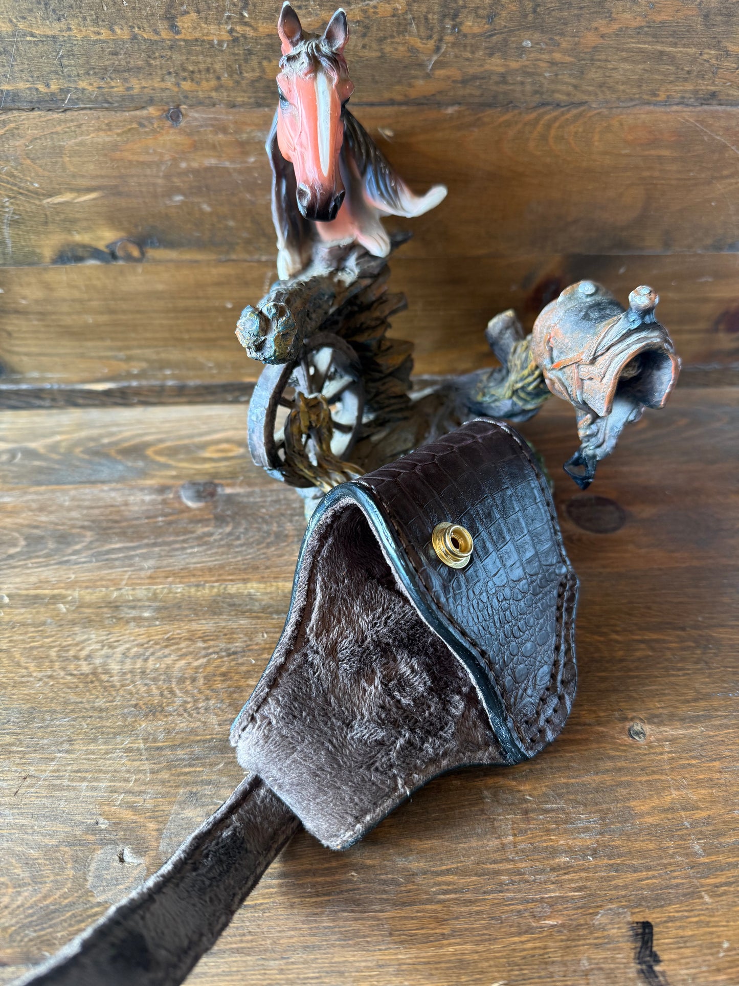 Mahogany crocodile compact holster (1911)