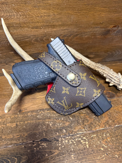 Brown/Red LV Compact Deluxe Holster ( Glock )