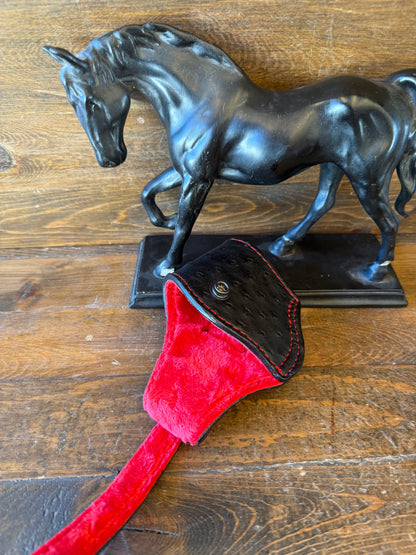 Black/red Ostrich luxury holster (1911)
